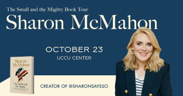 The Small and the Mighty Book Tour Sharon McMahon