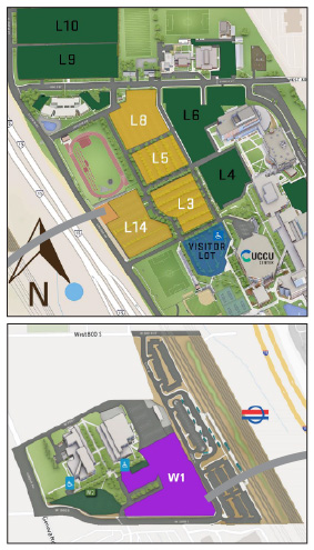 UVU Parking Map