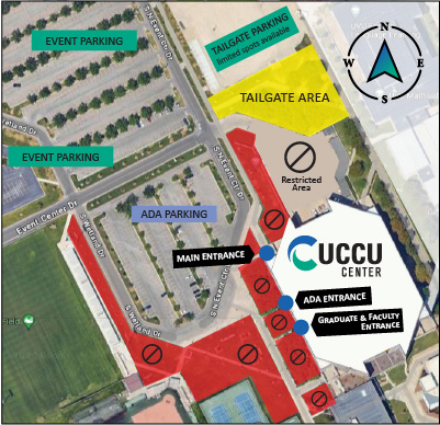 Graduation Tailgate Map