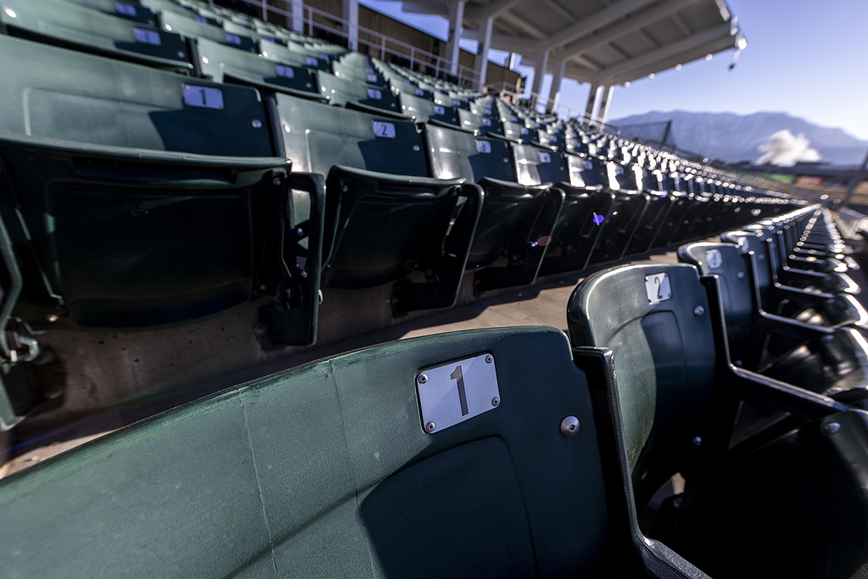 Stands at UCCU Ballpark.